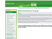 Tablet Screenshot of ecfvg.avma.org